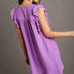 Orchid Ruffle Dress