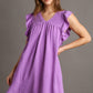 Orchid Ruffle Dress