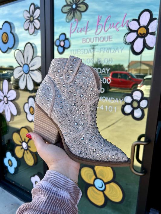 Rhinestone Booties