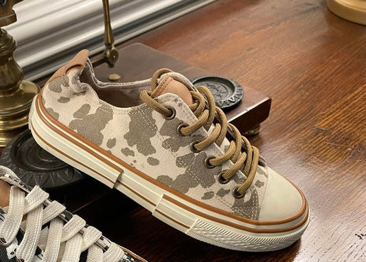 Cow Print Sneakers