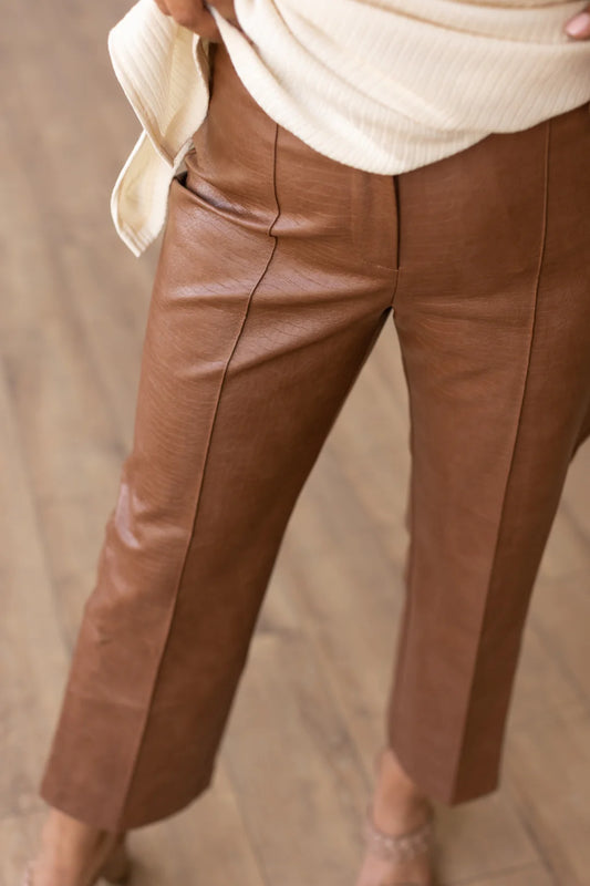 Snake Leather Pants